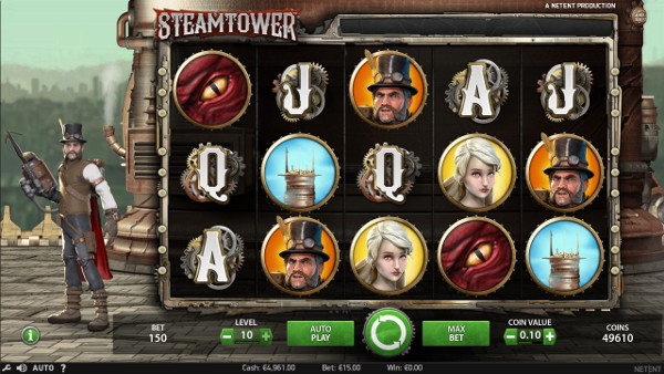Игровой автомат Steam Tower - играть на зеркало Вулкан Гранд казино